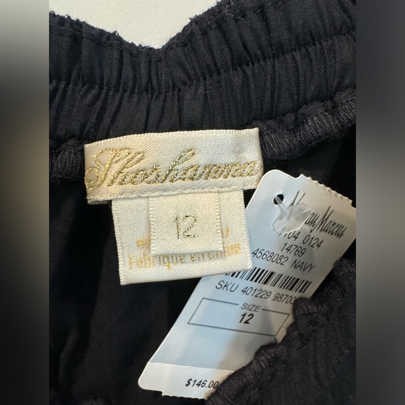 Navy Off-the-Shoulder Maxi Dress w/ Sleeves - Picture 8 of 11